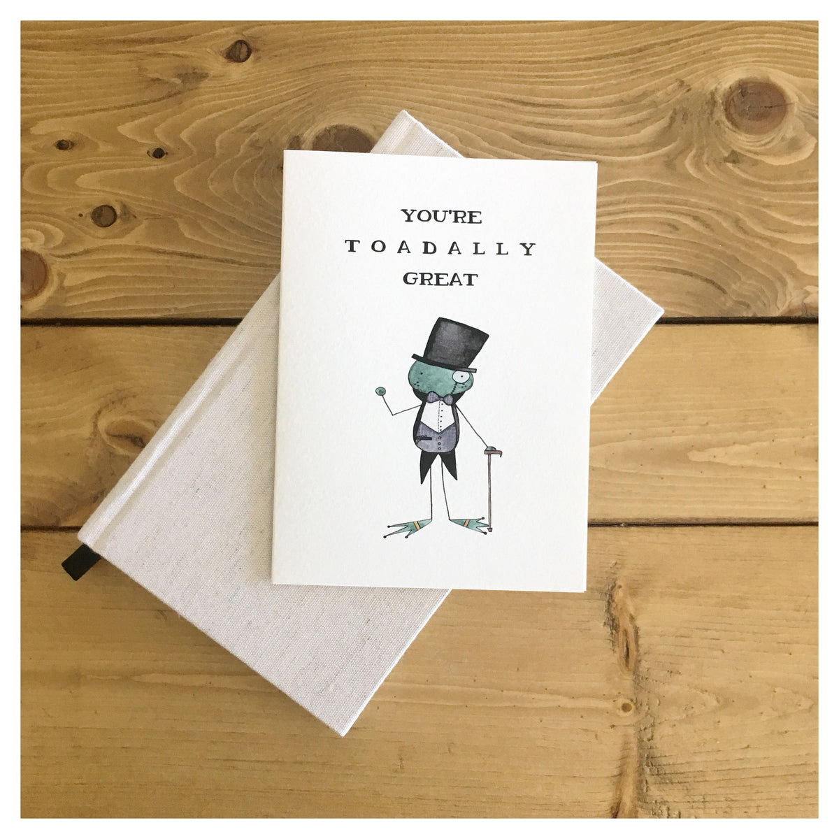 You're Toadally Great Card – kenziecards