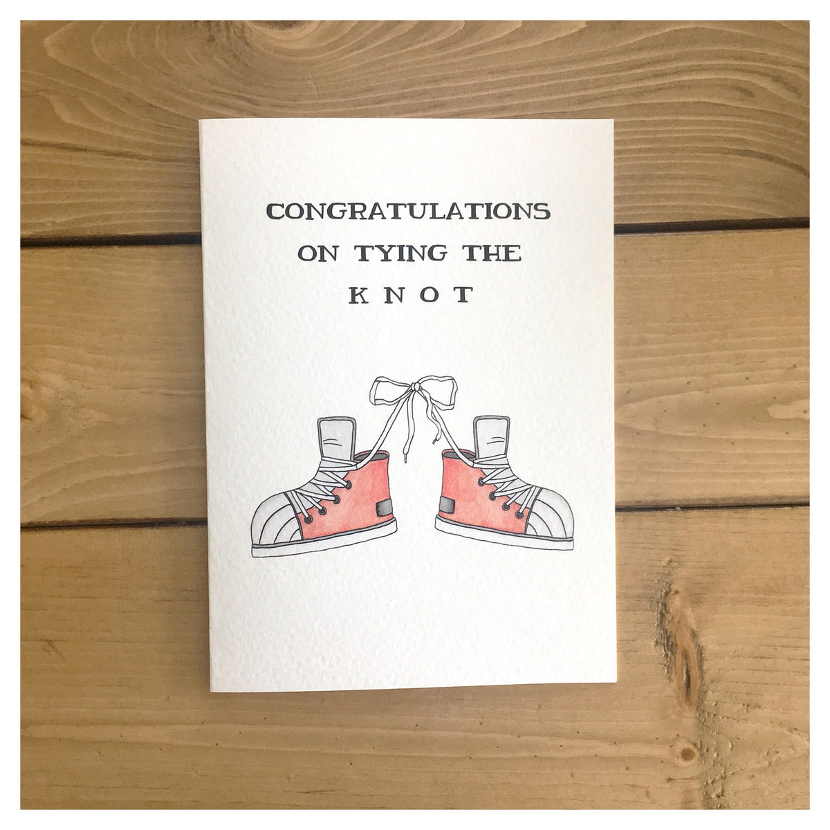 Congratulations On Tying the Knot - Wedding Card – kenziecards