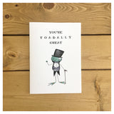 You're Toadally Great Card