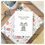 Hoppy Birthday Little Bun Card