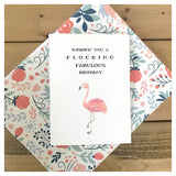 Wishing You A Flocking Fabulous Birthday Card