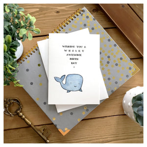 Wishing You A Whaley Awesome Birthday Card